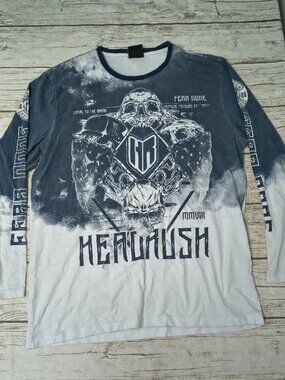 Headrush Tie Dye Double Sided T Shirt Size Large